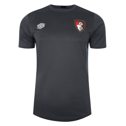 Carbon-Grisaille-Black - Front - Umbro Mens 23-24 AFC Bournemouth Training Jersey