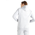 Grey Marl-White - Lifestyle - Umbro Mens Team Stacked Logo Hoodie