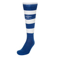 Royal Blue-White - Front - Umbro Childrens-Kids Hoop Stripe Socks