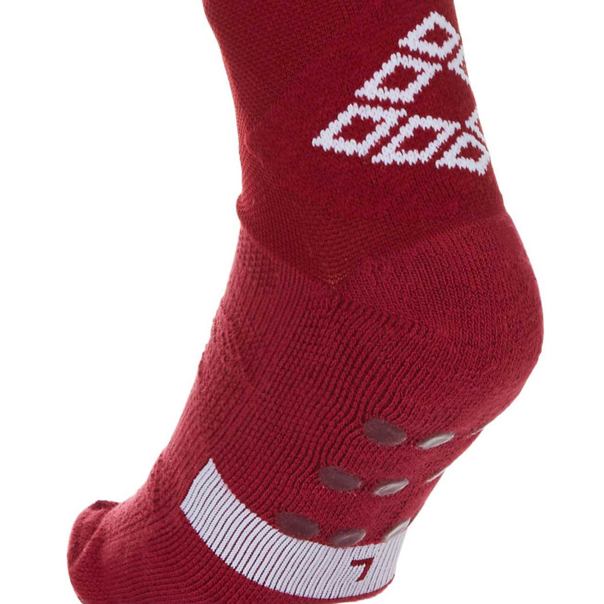 New Claret - Side - Umbro Mens Protex Gripped Ankle Socks