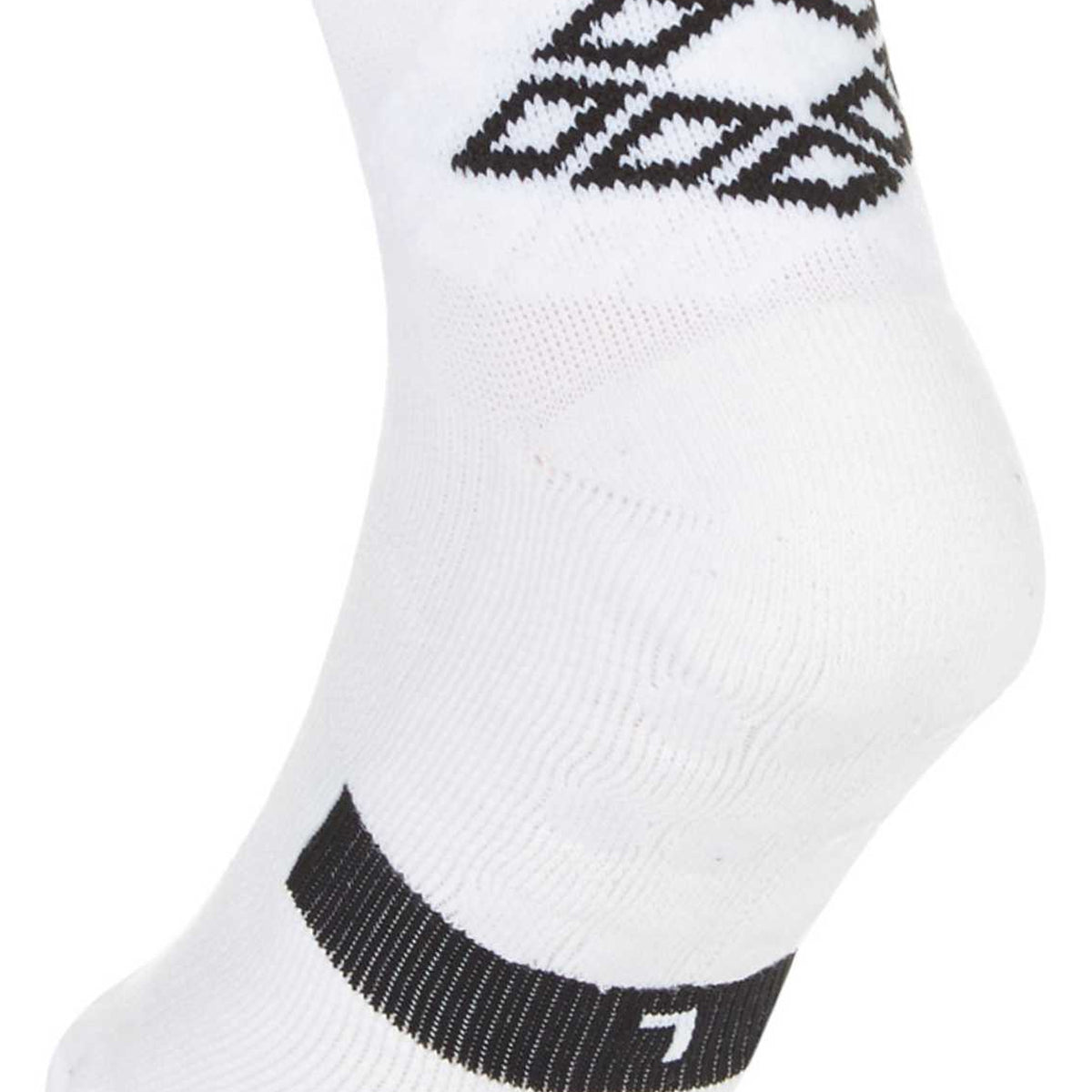 White-Black - Lifestyle - Umbro Mens Protex Gripped Ankle Socks