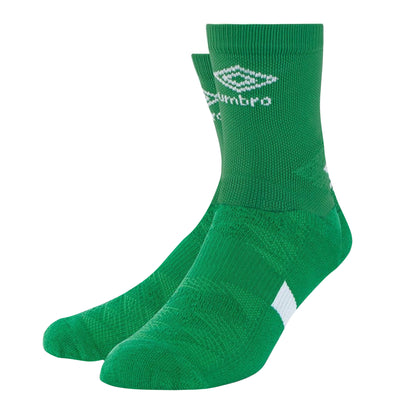 Emerald - Front - Umbro Mens Protex Gripped Ankle Socks