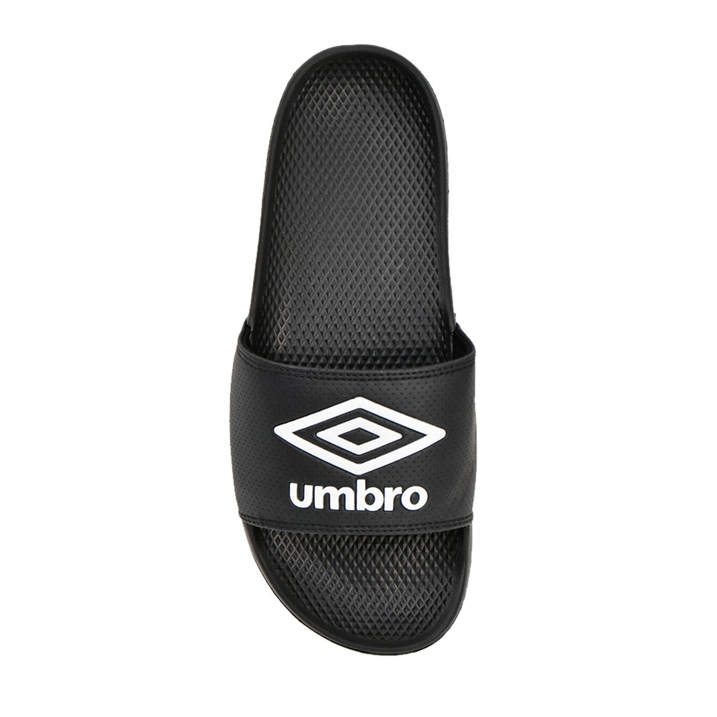 Black-White - Side - Umbro Mens Squadra II Sliders