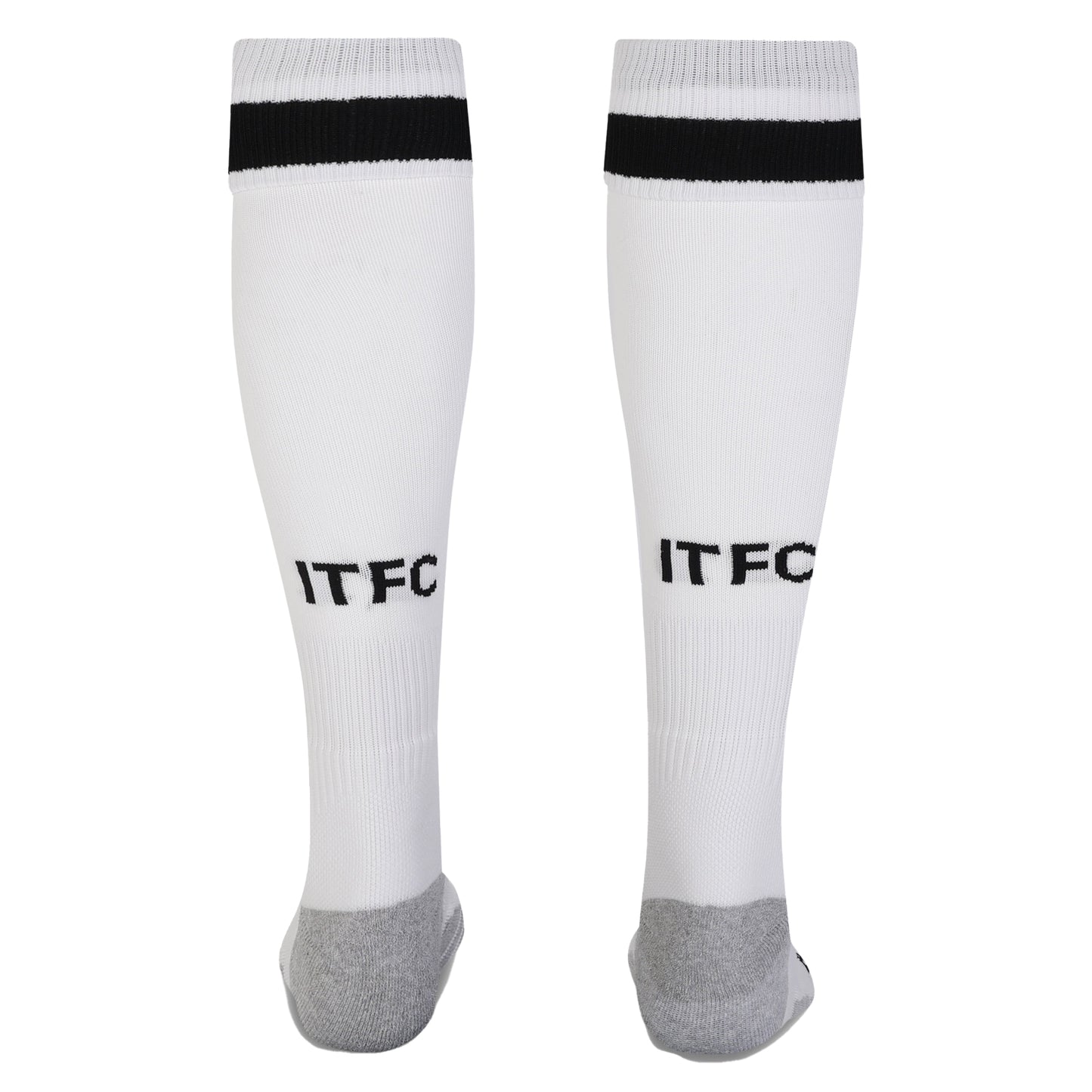 White-Black - Back - Umbro Childrens-Kids 23-24 Ipswich Town FC Third Socks