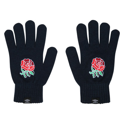 Navy Blazer - Front - Umbro Unisex Adult Core England Gloves