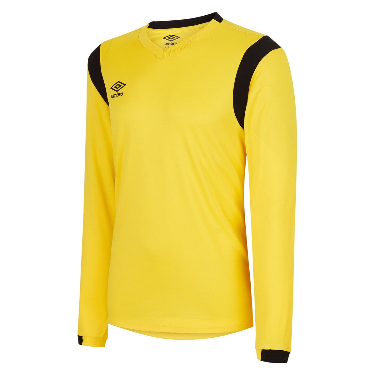Yellow-Black - Front - Umbro Mens Spartan Long-Sleeved Jersey