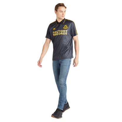 Black - Side - Umbro Mens Factory Records Away Jersey