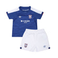 White-Blue - Front - Umbro Childrens-Kids 23-24 Ipswich Town FC Home Kit