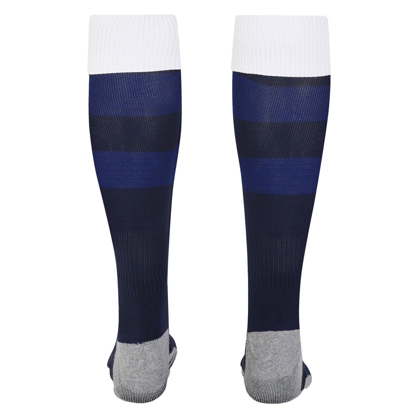 Navy Blue-White-Grey - Back - Umbro Mens 23-24 England Rugby Home Socks