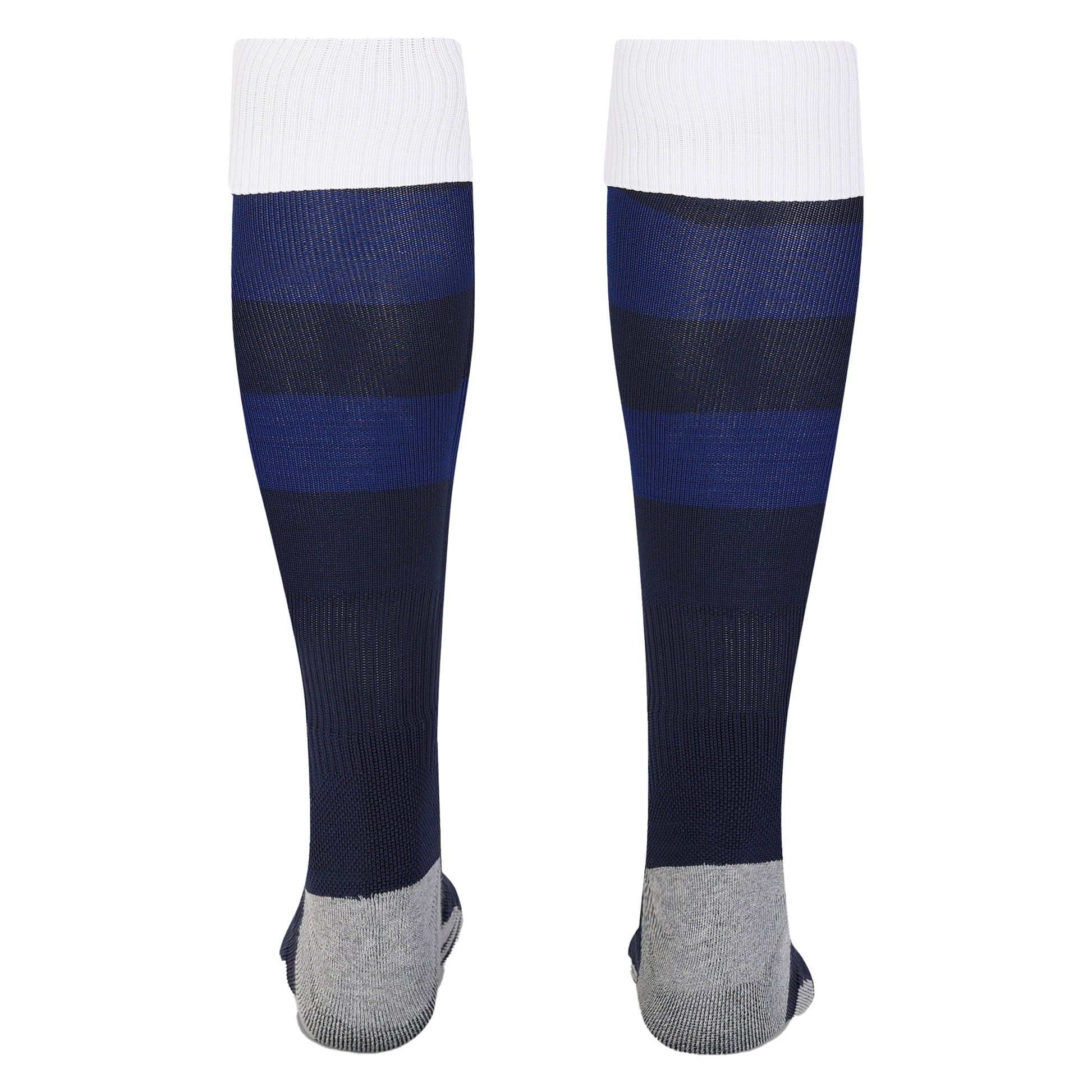 Navy Blue-White-Grey - Back - Umbro Mens 23-24 England Rugby Home Socks