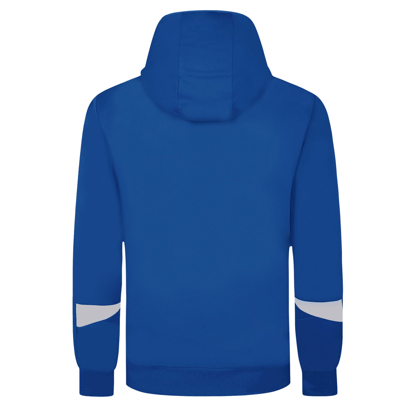 Royal Blue-White - Back - Umbro Mens Total Training Knitted Full Zip Hoodie