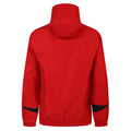 Vermillion-Black - Side - Umbro Mens Total Training Waterproof Jacket