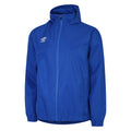Royal Blue-White - Back - Umbro Mens Total Training Waterproof Jacket