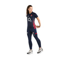 Navy Blue-White-Red - Side - Umbro Womens-Ladies 23-24 England Red Roses Replica Alternative Jersey