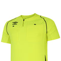 Safety Yellow-Black - Back - Umbro Unisex Adult Referee Jersey