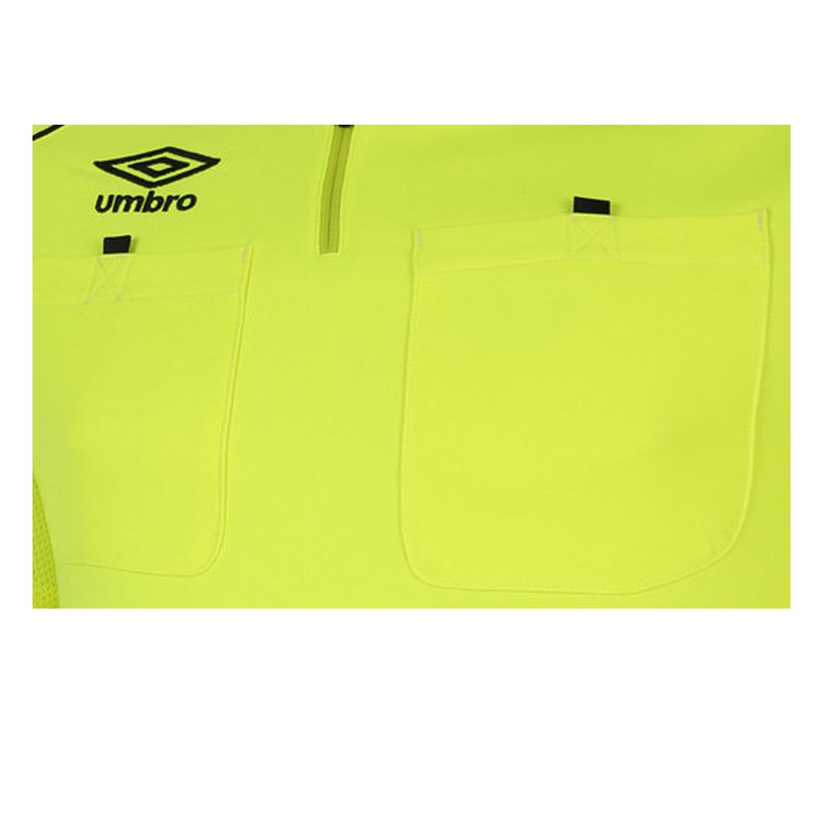 Safety Yellow-Black - Side - Umbro Unisex Adult Referee Jersey