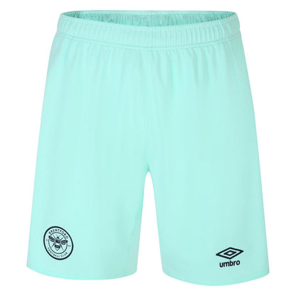 Sky Blue - Front - Umbro Unisex Adult 23-24 Brentford FC Third Shorts