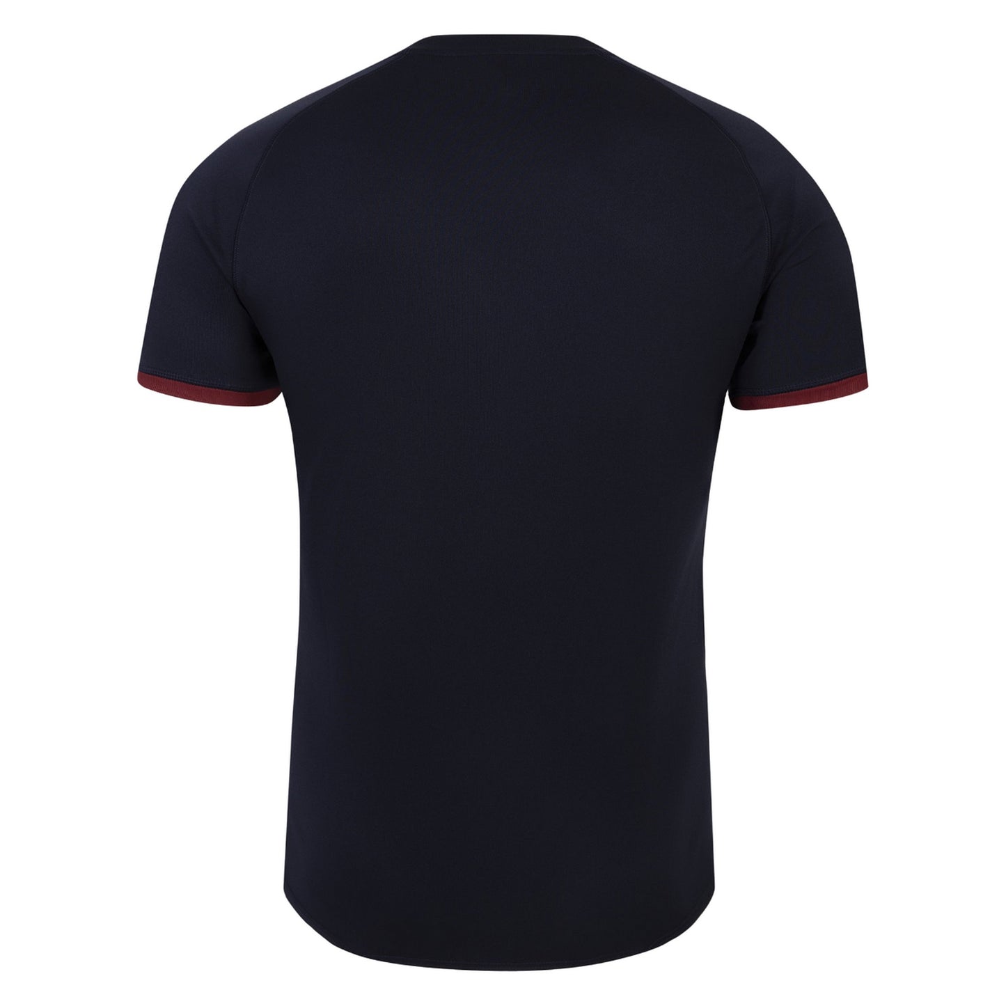 Navy Blue-White-Maroon - Back - Umbro Childrens-Kids World Cup 23-24 England Rugby Replica Alternative Jersey