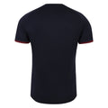 Navy Blue-White-Maroon - Back - Umbro Childrens-Kids World Cup 23-24 England Rugby Replica Alternative Jersey