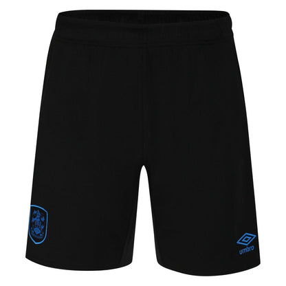 Black-Blue - Front - Umbro Childrens-Kids 23-24 Huddersfield Town AFC Third Shorts