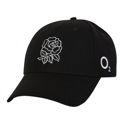 Black - Front - Umbro 23-24 England Rugby Performance Baseball Cap