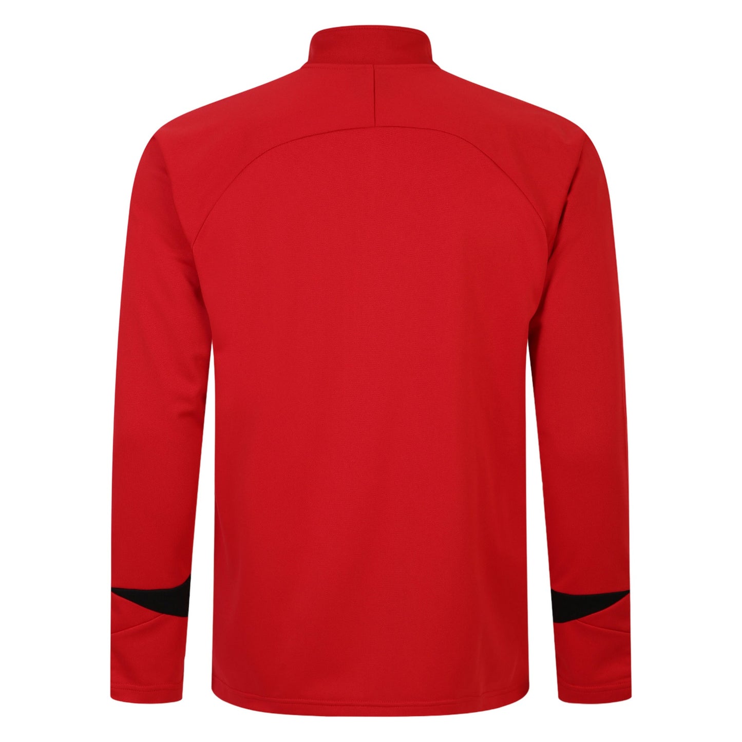 Vermillion-Black - Back - Umbro Mens Total Training Knitted Track Jacket