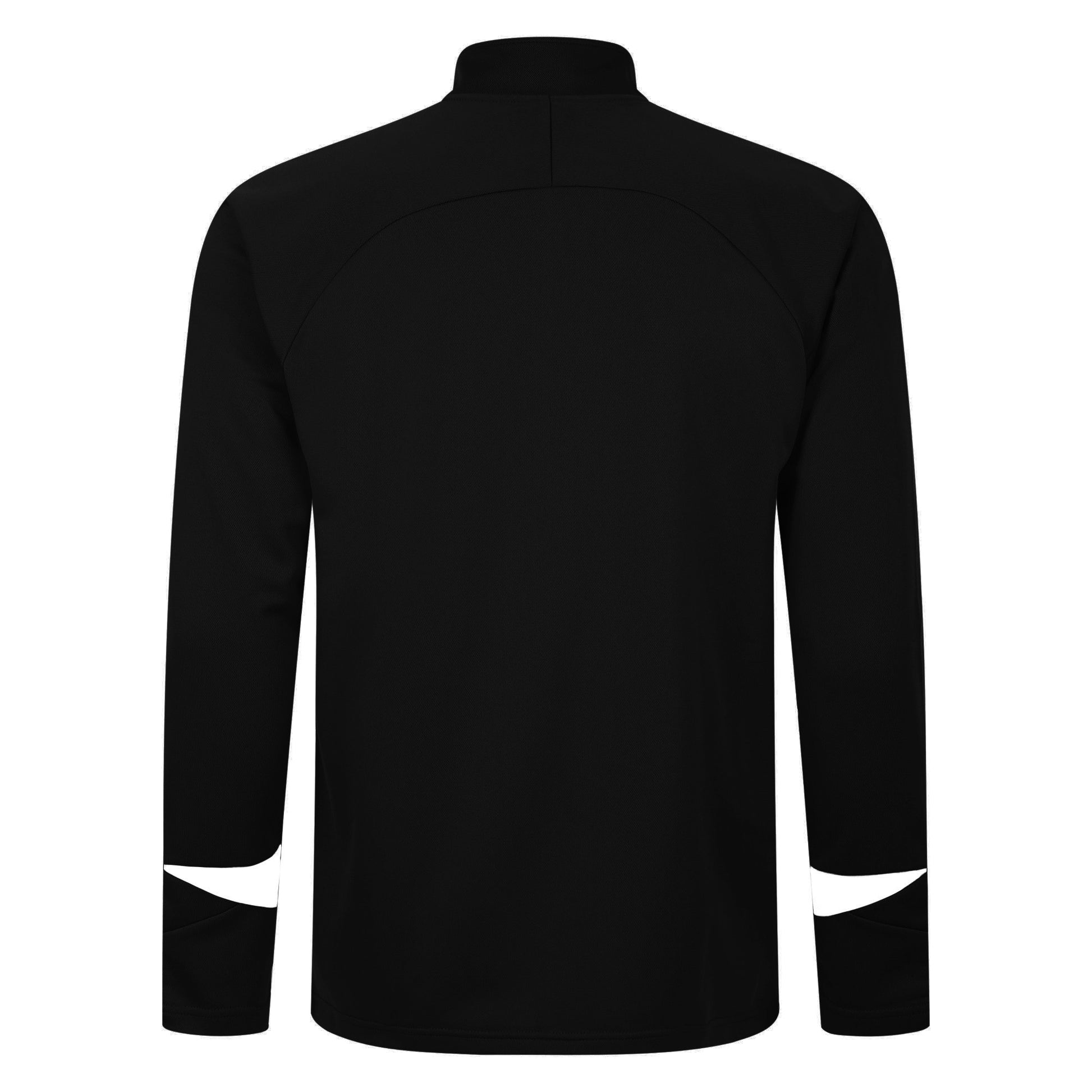 Black-White - Back - Umbro Mens Total Training Knitted Track Jacket