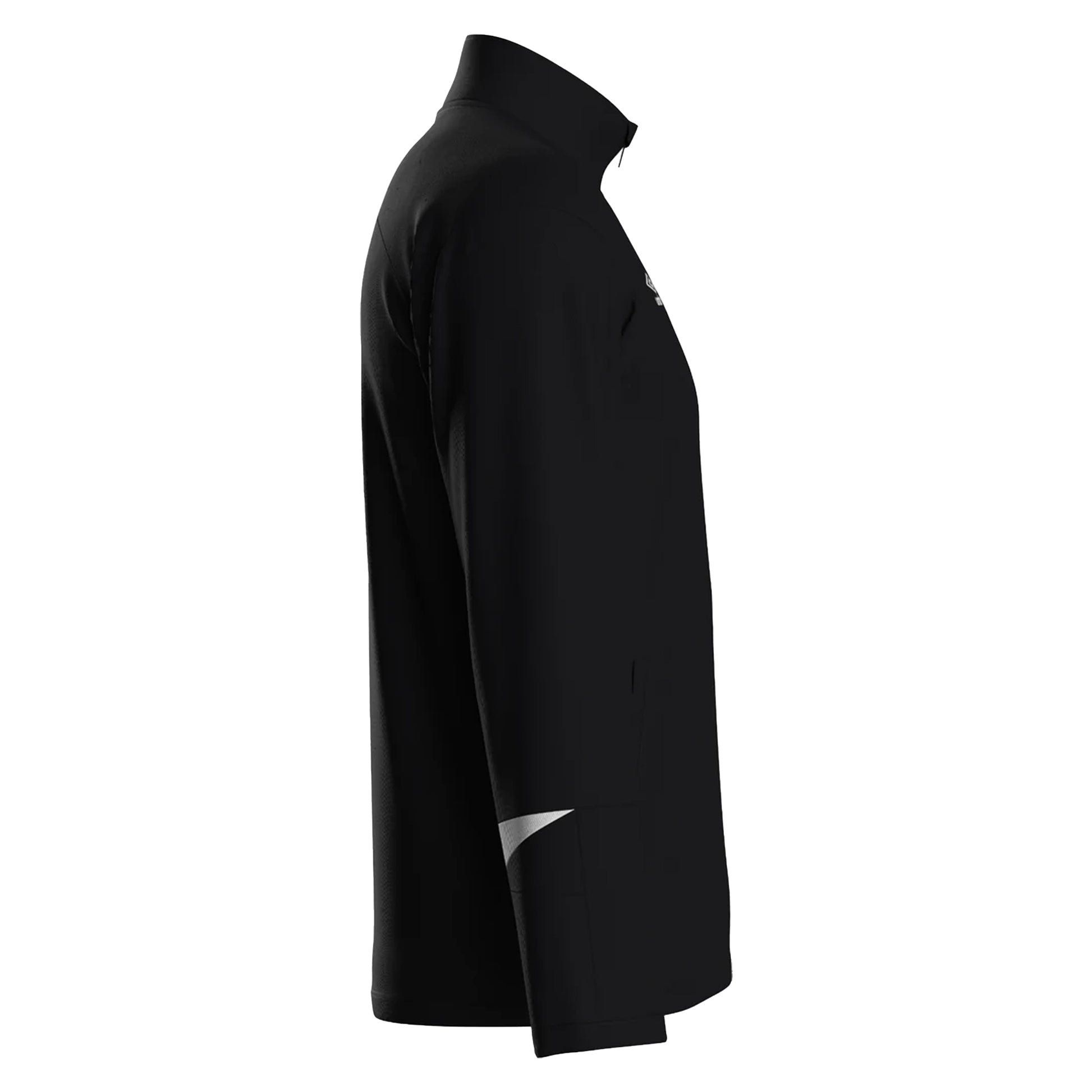 Black-White - Pack Shot - Umbro Mens Total Training Knitted Track Jacket