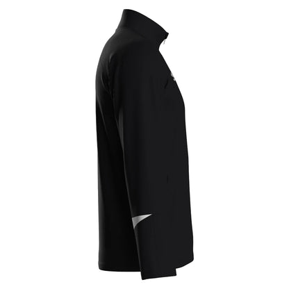 Black-White - Pack Shot - Umbro Mens Total Training Knitted Track Jacket