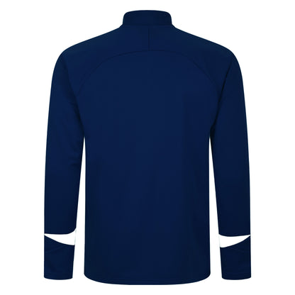 Navy-White - Back - Umbro Mens Total Training Knitted Track Jacket
