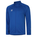 Royal Blue-White - Front - Umbro Mens Total Training Knitted Track Jacket
