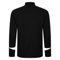 Black-White - Back - Umbro Mens Total Training Knitted Track Jacket