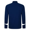Navy-White - Back - Umbro Mens Total Training Knitted Track Jacket