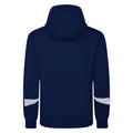 Navy-White - Back - Umbro Childrens-Kids Total Training Knitted Hoodie