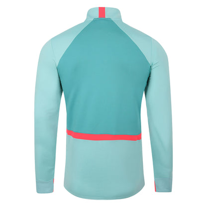 Aqua Haze-Latigo Bay-Lava Pink - Back - Umbro Mens 23-24 Huddersfield Town AFC Midlayer