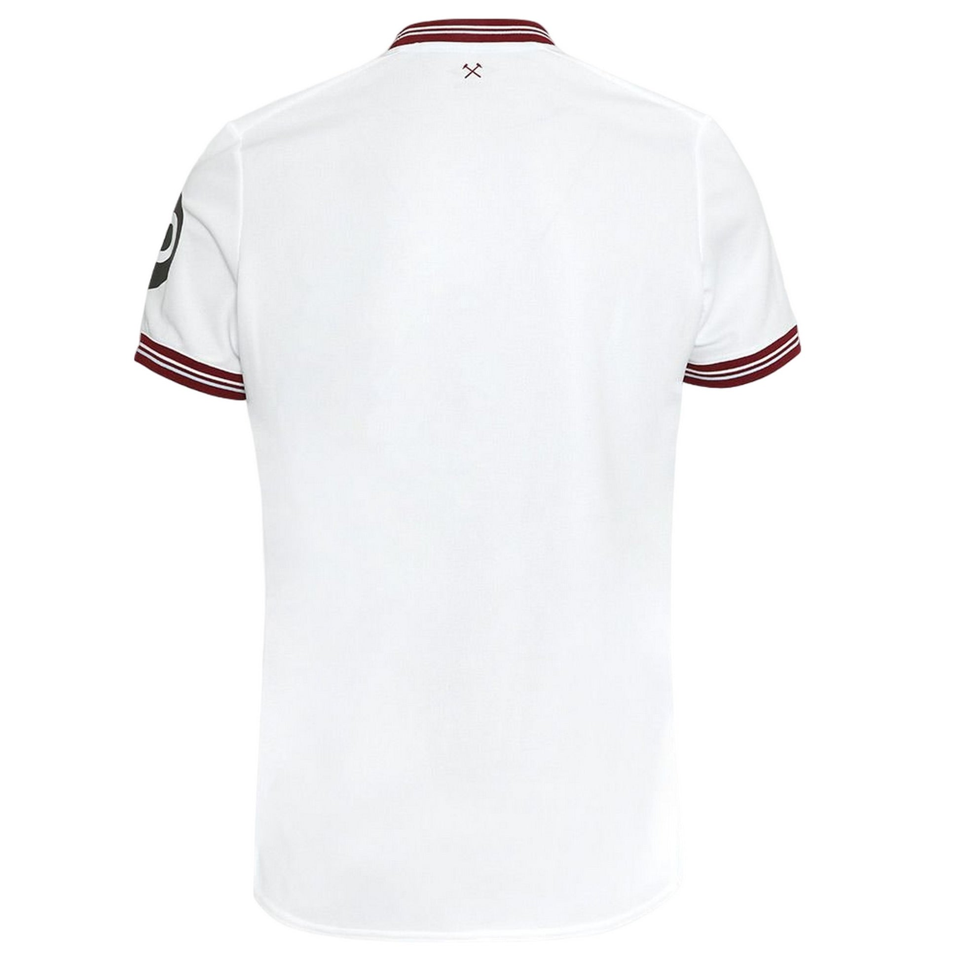 White-Maroon - Back - Umbro Childrens-Kids 23-24 West Ham United FC Away Jersey
