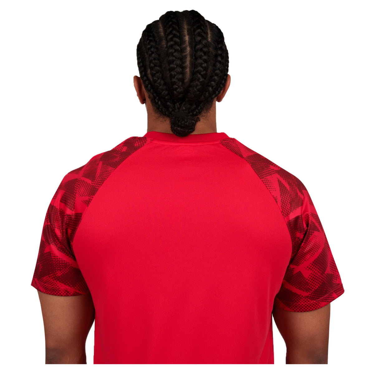 Vermillion-Jester Red - Side - Umbro Mens Atlas Jersey