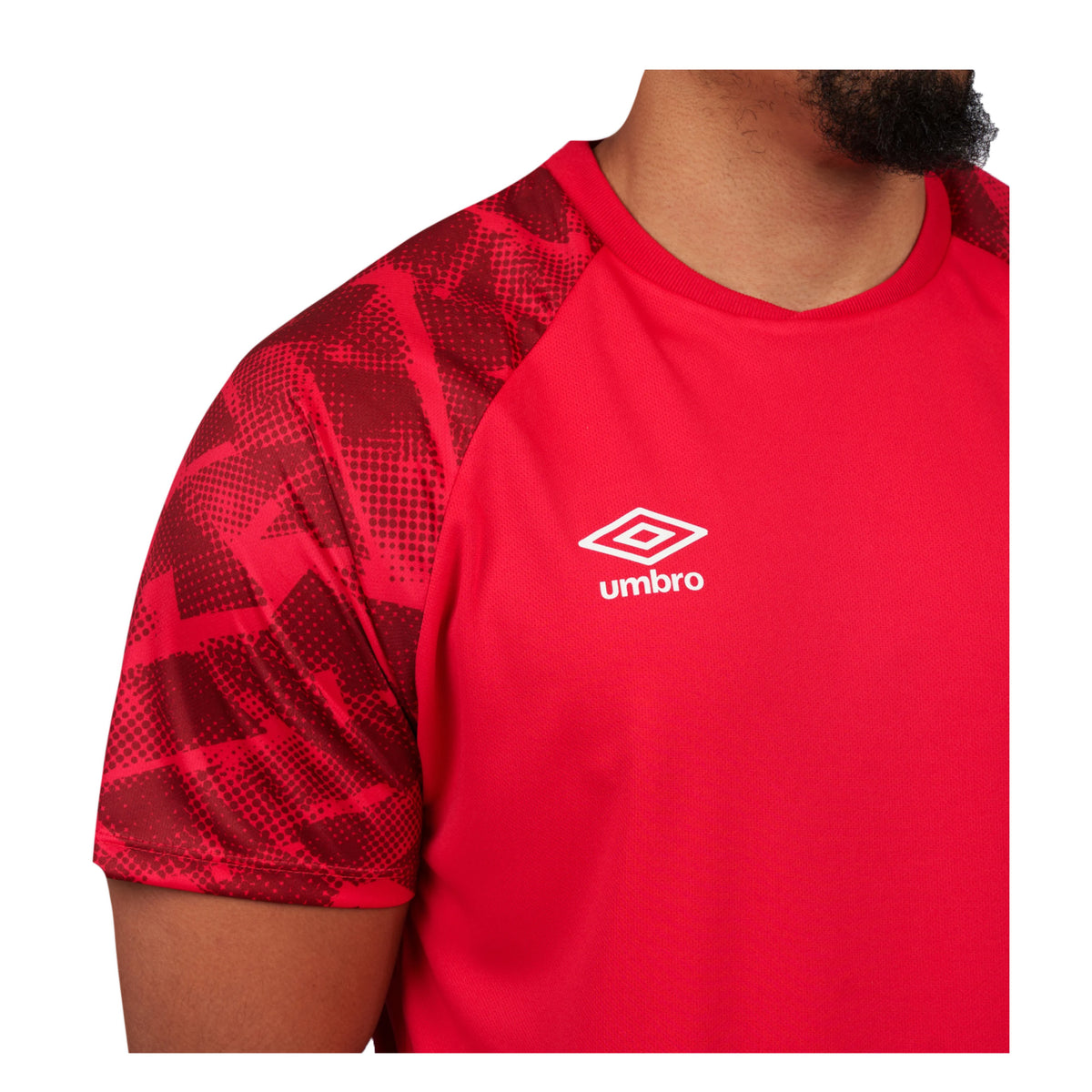 Vermillion-Jester Red - Lifestyle - Umbro Mens Atlas Jersey