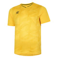Yellow-Empire Yellow - Front - Umbro Childrens-Kids Triassic Short-Sleeved Jersey