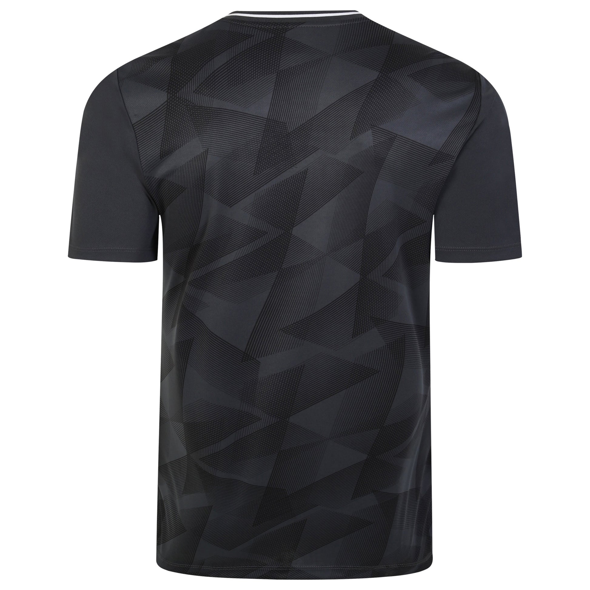 Black-Carbon - Back - Umbro Childrens-Kids Triassic Short-Sleeved Jersey