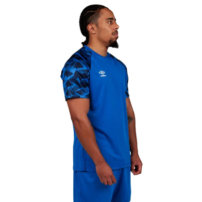 Royal Blue-Dark Navy - Side - Umbro Childrens-Kids Atlas Jersey