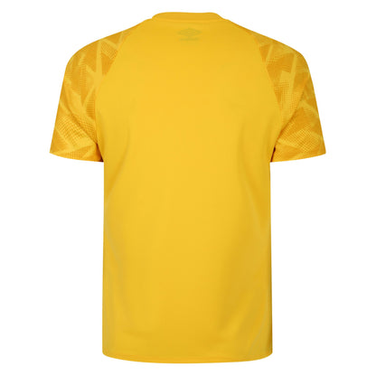 Yellow-Black - Back - Umbro Childrens-Kids Atlas Jersey