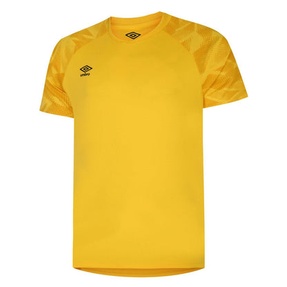 Yellow-Black - Front - Umbro Childrens-Kids Atlas Jersey
