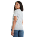 Grey Marl-White - Back - Umbro Womens-Ladies Core Classic T-Shirt