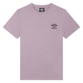 Mauve Shadow-Potent Purple - Front - Umbro Womens-Ladies Core Classic T-Shirt