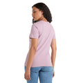 Mauve Shadow-Potent Purple - Back - Umbro Womens-Ladies Core Classic T-Shirt