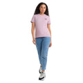 Mauve Shadow-Potent Purple - Side - Umbro Womens-Ladies Core Classic T-Shirt