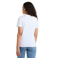 White - Back - Umbro Womens-Ladies Core Classic T-Shirt