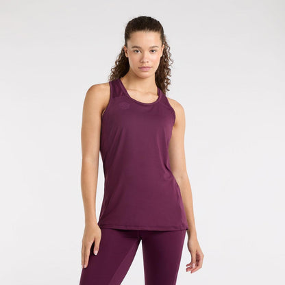 Potent Purple-Mauve Shadow - Front - Umbro Womens-Ladies Pro Training Tank Top