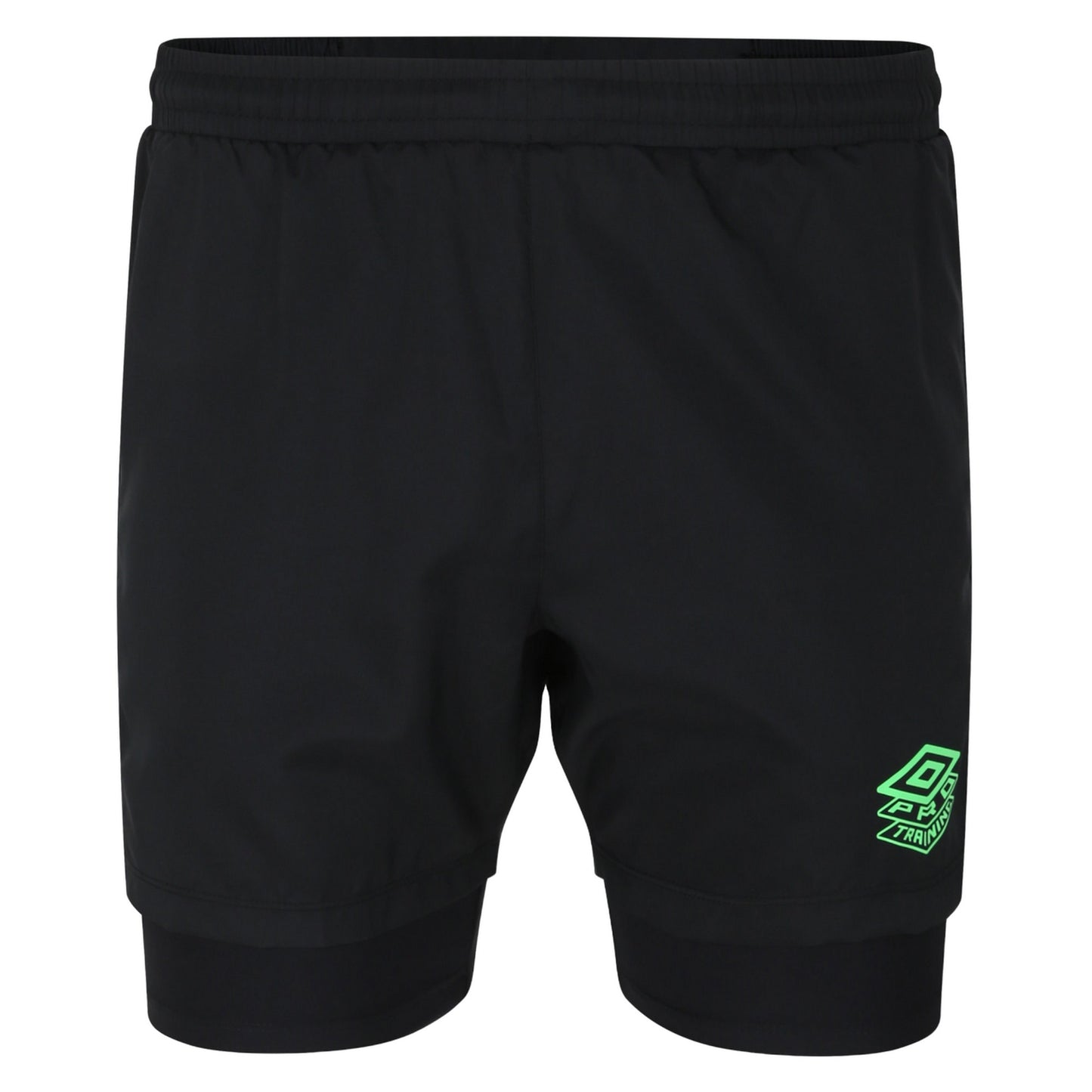 Black-Andean Toucan - Front - Umbro Mens Pro Elite Training Hybrid Short